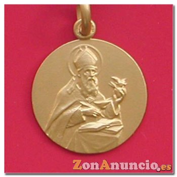 MEDALLAS SAN AGUSTIN EN ORO Y EN PLATA.